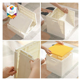 Shimoyama Toy Bricks Foldable Bin Organizer Storage Box w/ Lid | The Nest Attachment Parenting Hub